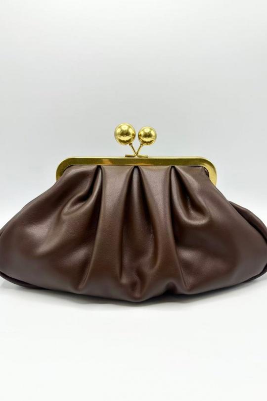 Sacs à bandoulière Maroquinerie Chocolat KL 5973 Efashion Paris