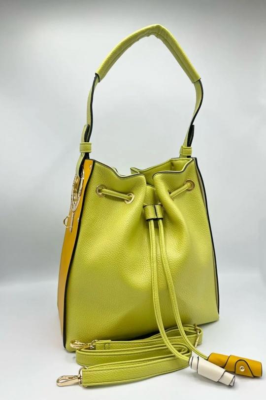 Handbags Bags Green apple KL G1805 Efashion Paris