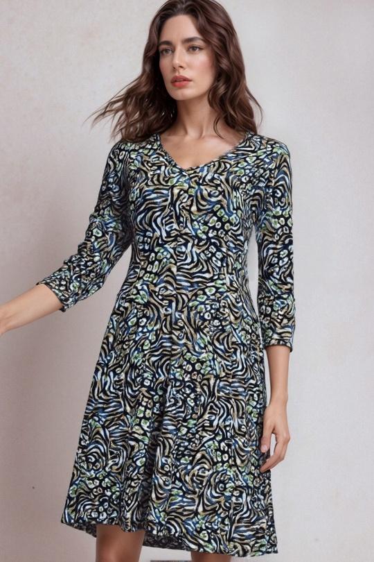 Short dresses Women Multicolor Genese 1851KM-62 Efashion Paris