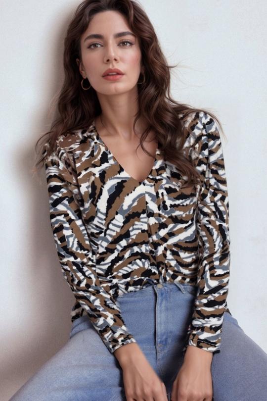 Blouses Femme Choco Genese 1121KM-15 Efashion Paris