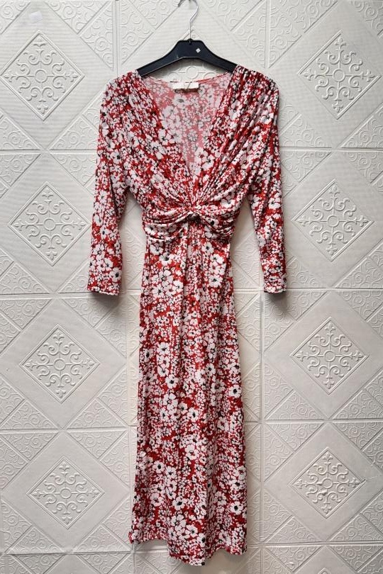 Robes longues Femme Rouge Joy's 1636LML-37 Efashion Paris