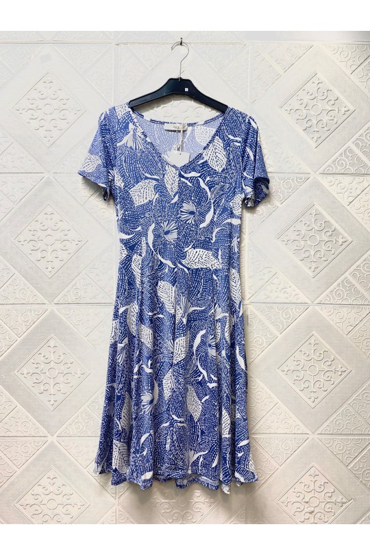 Robes courtes Femme Bleu Joy's 1851MC-120 Efashion Paris