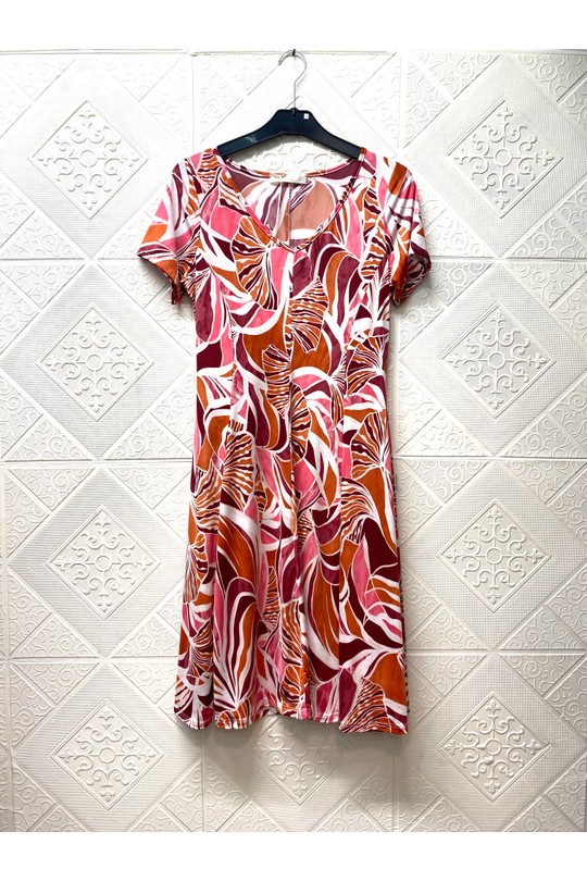 Robes courtes Femme Rouge Joy's 1851MC-121 Efashion Paris