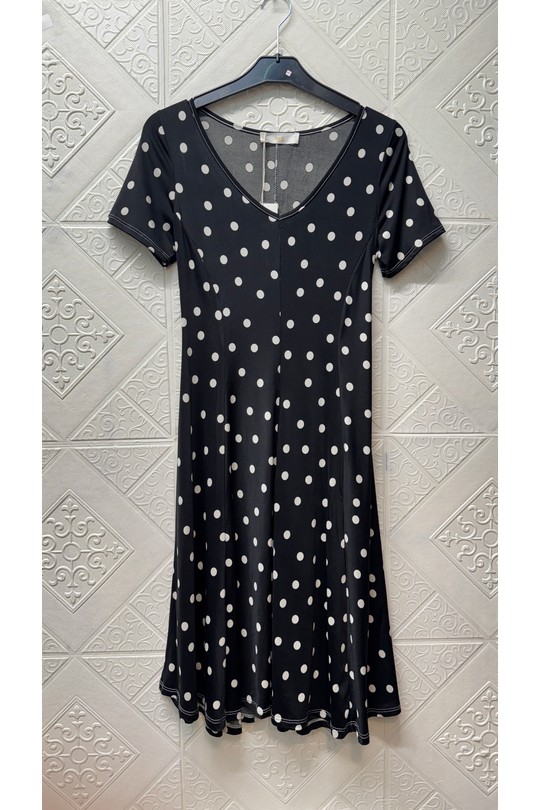 Robes courtes Femme Noir Joy's 1851MC-127 Efashion Paris