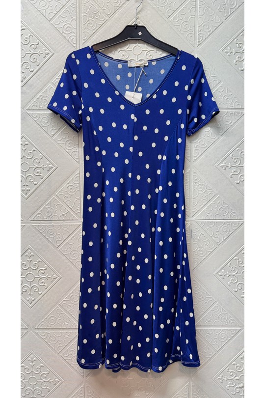 Robes courtes Femme Bleu royal Joy's 1851MC-128 Efashion Paris