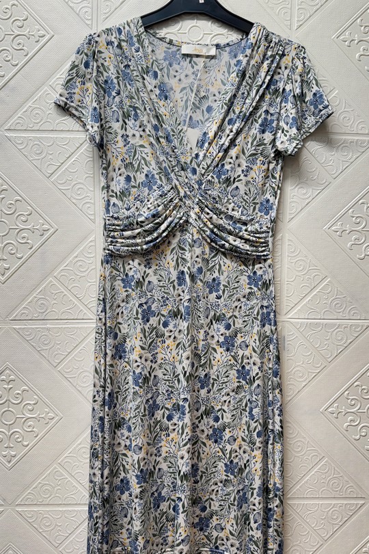 Robes courtes Femme Ecru Joy's 1639MC-24 Efashion Paris