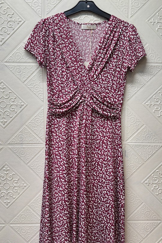 Robes courtes Femme Fuchsia Joy's 1639MC-25 Efashion Paris