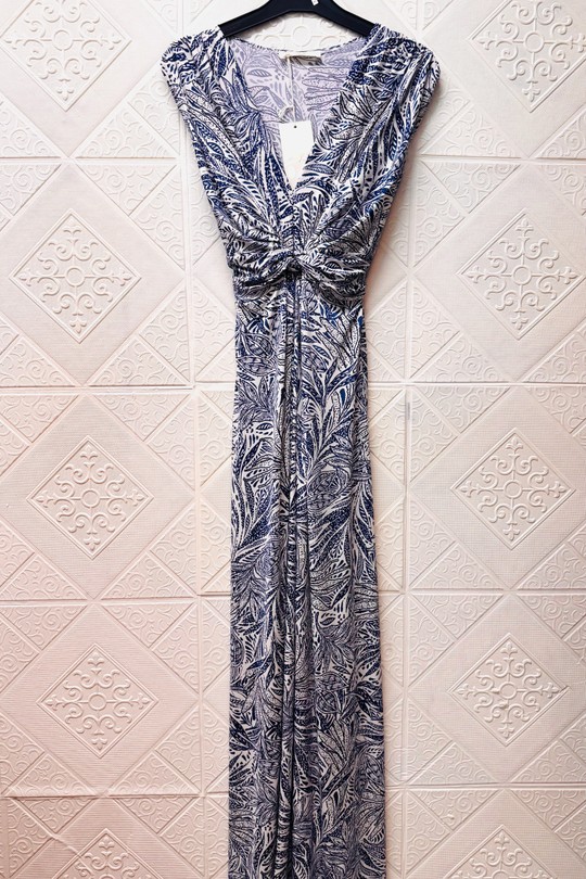 Robes longues Femme Bleu Joy's 1636L-179 Efashion Paris