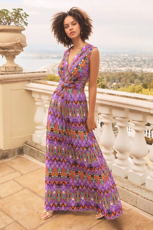 Robes longues Femme Lila Joy's 1636L-182 Efashion Paris
