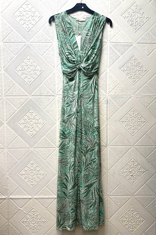 Robes longues Femme Vert clair Joy's 1636L-183 Efashion Paris