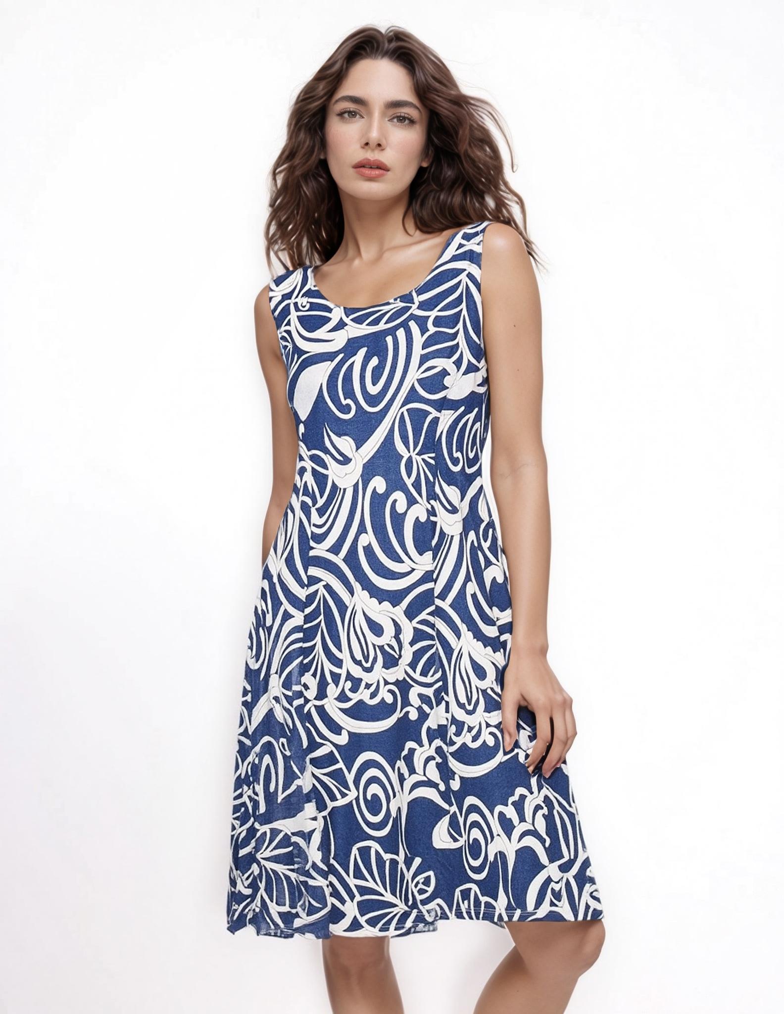 Robes courtes Femme Bleu jean Genese 1618MS-222 #c Efashion Paris