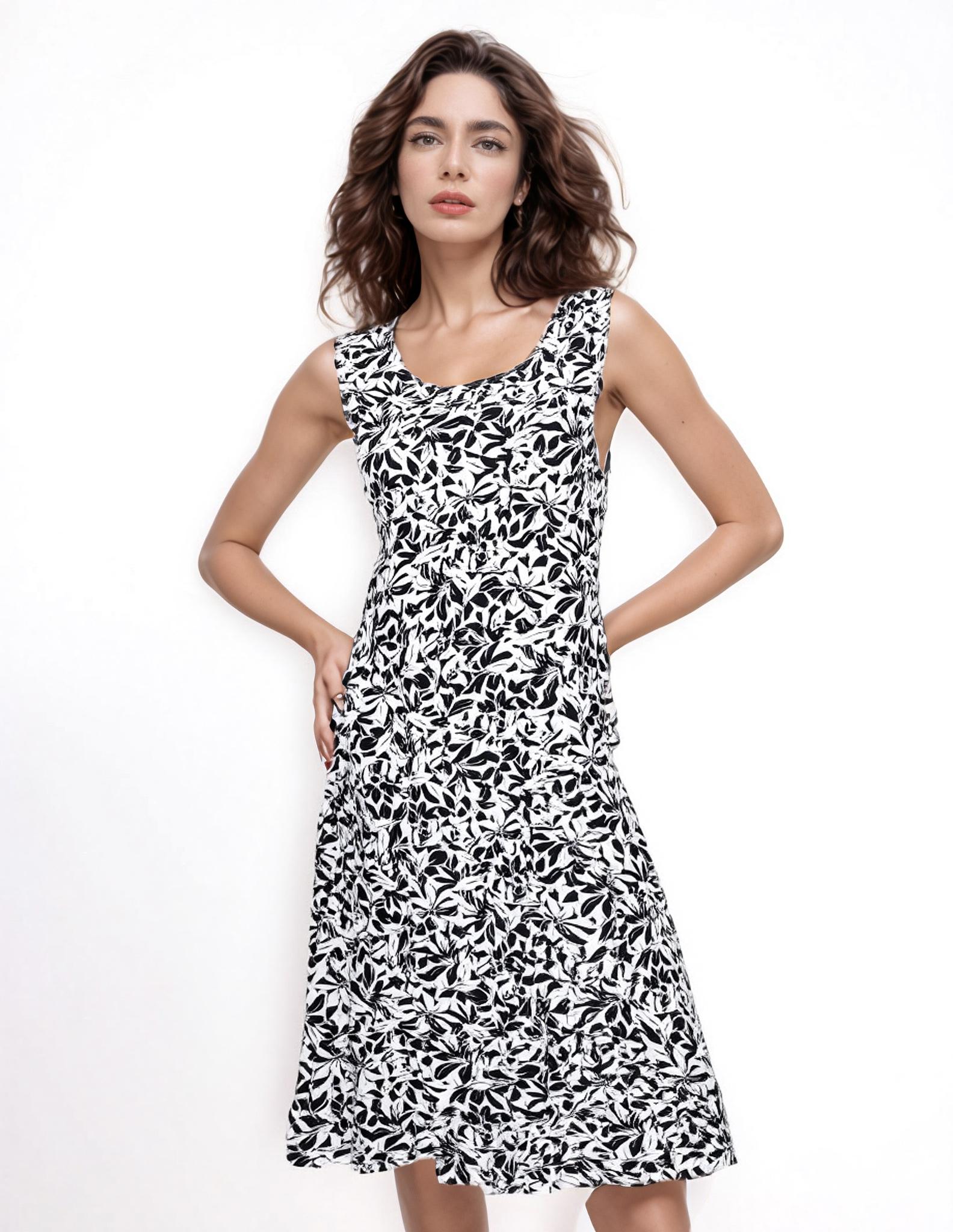 Robes courtes Femme Noir Genese 1618MS-223 #c Efashion Paris