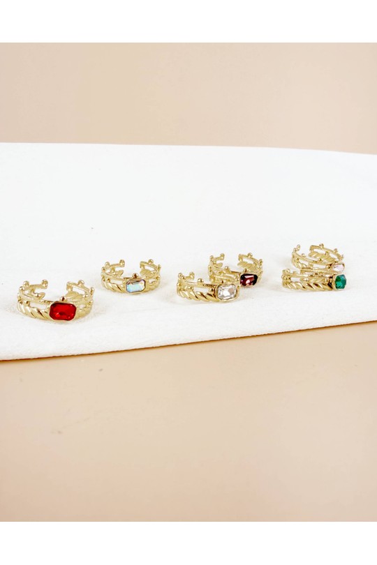 Rings Accessories Gold D Bijoux BA437 Efashion Paris