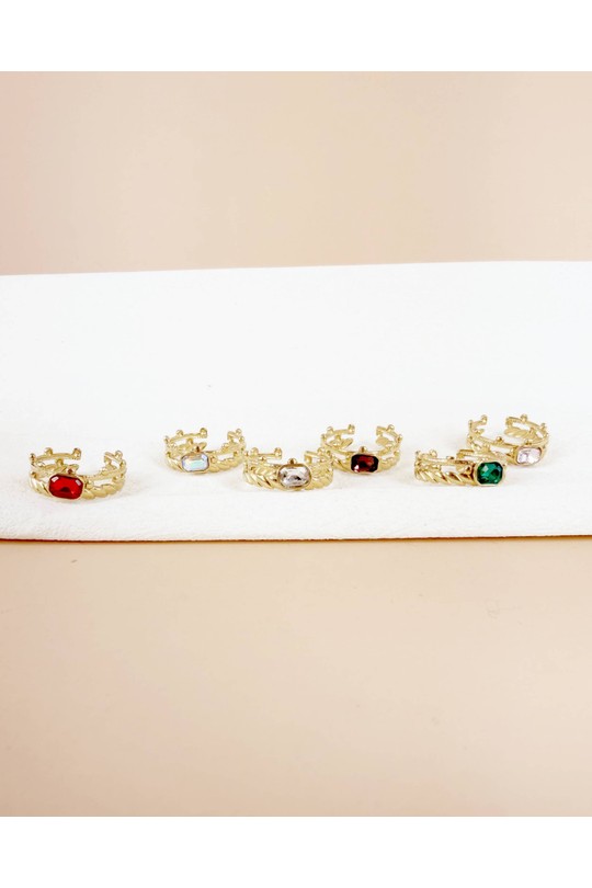 Rings Accessories Gold D Bijoux BA437 Efashion Paris