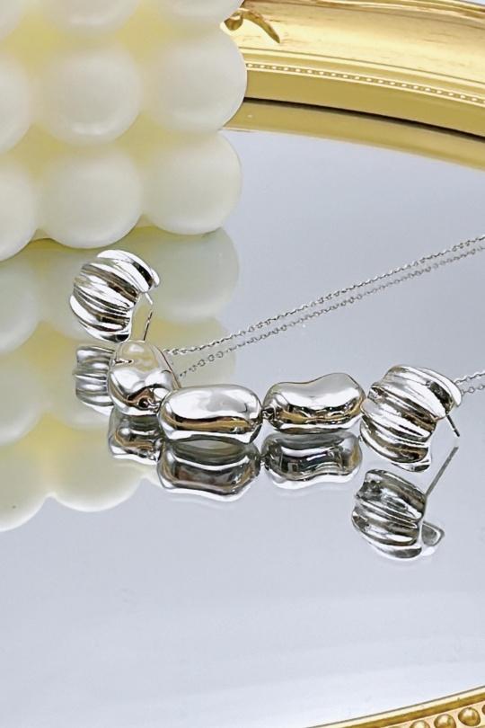 Jewelry Sets Accessories Silver PINKY ROZA BE228 Efashion Paris