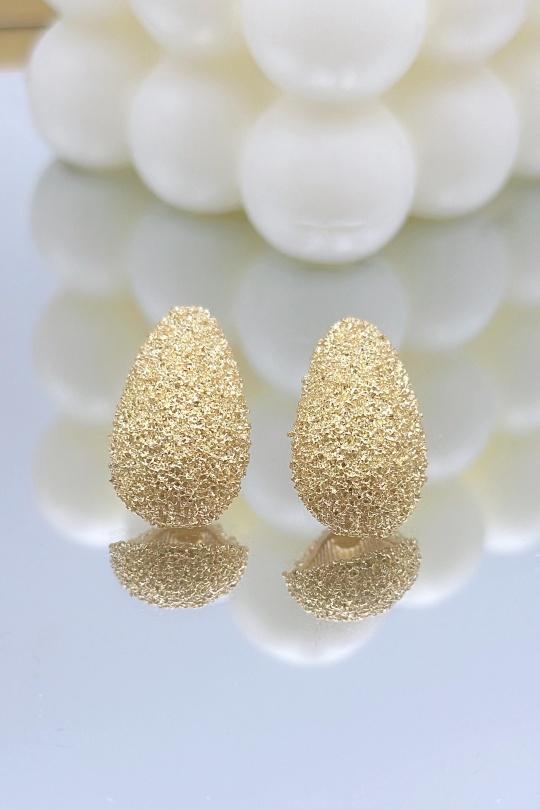 Pendientes Complementos Gold PINKY ROZA BE250 Efashion Paris