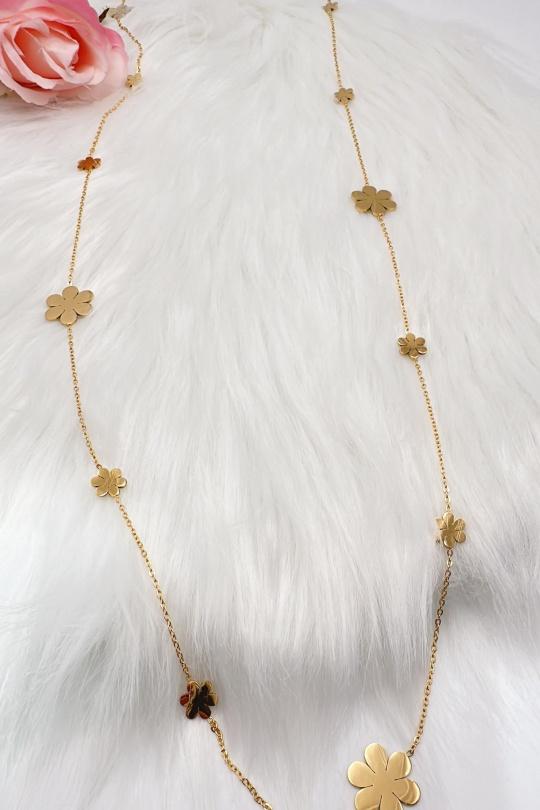 Necklaces Accessories Gold PINKY ROZA JS.58 Efashion Paris