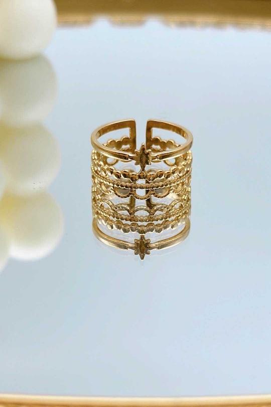 Anelli Accessori Gold PINKY ROZA MN-23 Efashion Paris