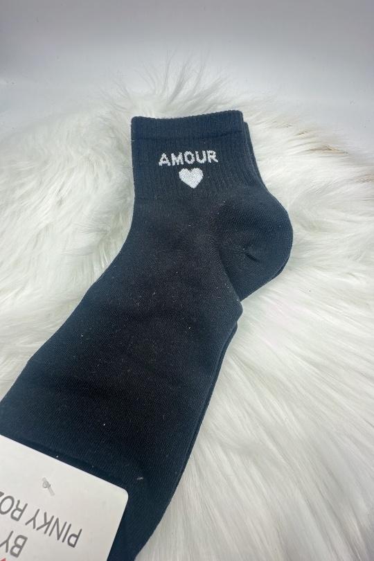 Collants & Chaussettes Femme Noir PINKY ROZA KK03 Efashion Paris