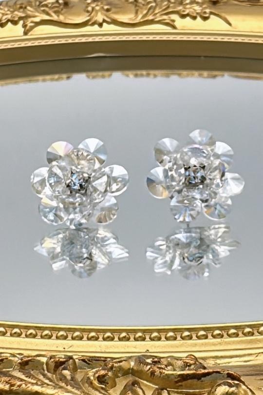 Earings Accessories White PINKY ROZA JW176 Efashion Paris