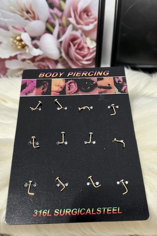 Piercings Accessoires Argent PINKY ROZA WX17 Efashion Paris