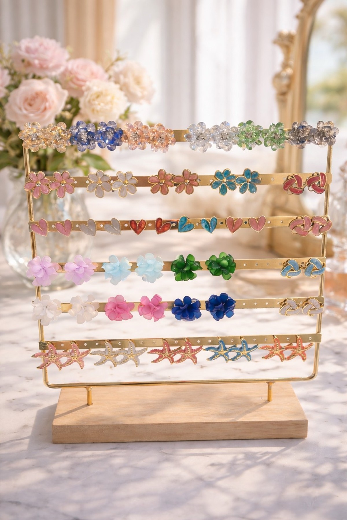 Earings Accessories Multicolor PINKY ROZA PR113 #c Efashion Paris