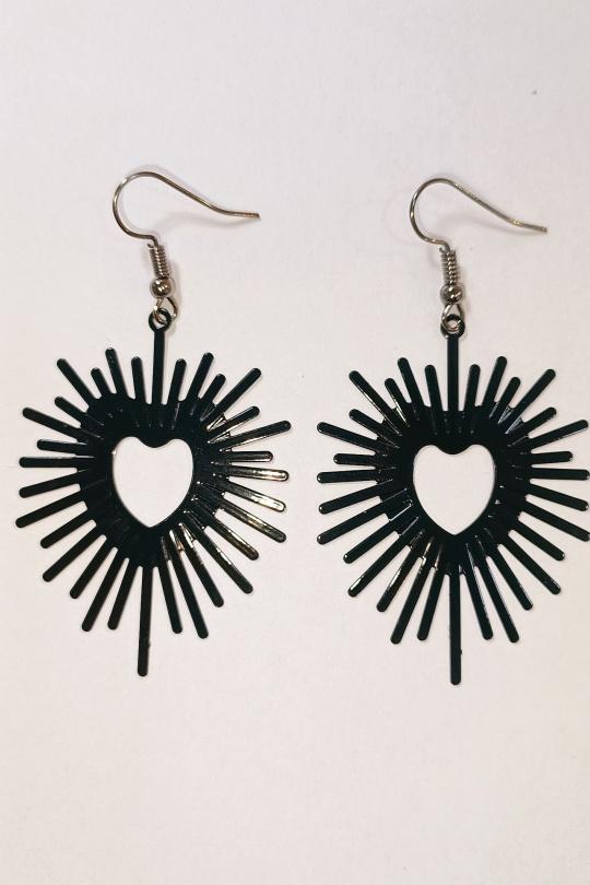 Boucles d'oreilles Accessoires Doré DIAMOND BO COEUR ECLAT Efashion Paris