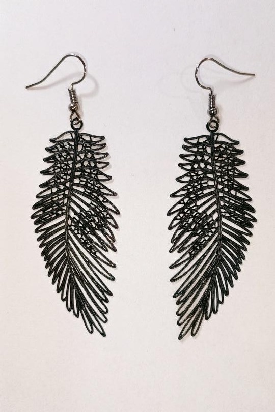 Pendientes Complementos Black DIAMOND BO PALMIER PETIT Efashion Paris