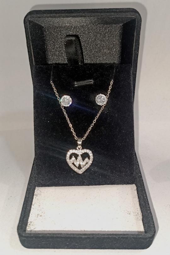 Parures Accessoires Argent DIAMOND COFFRET COEUR BATTEMENT  Efashion Paris