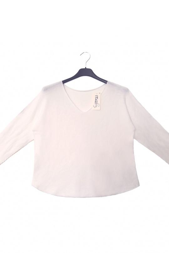 Pulls Femme Blanc JIMIFEI 2219-002 Efashion Paris