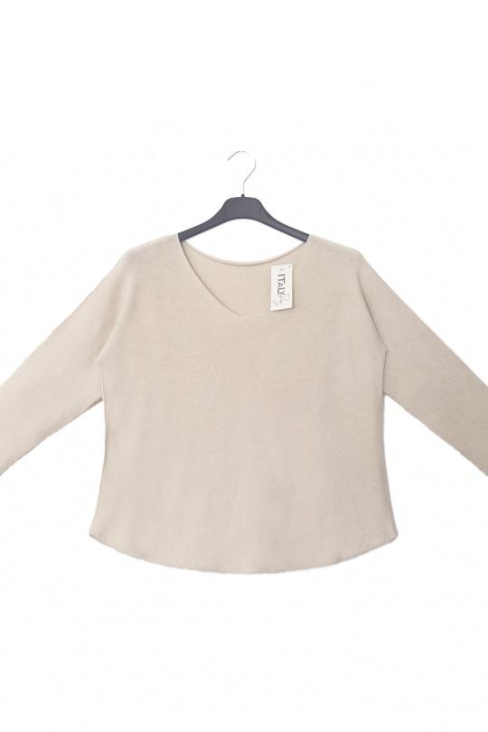 Pulls Femme Crème JIMIFEI 2219-005 Efashion Paris