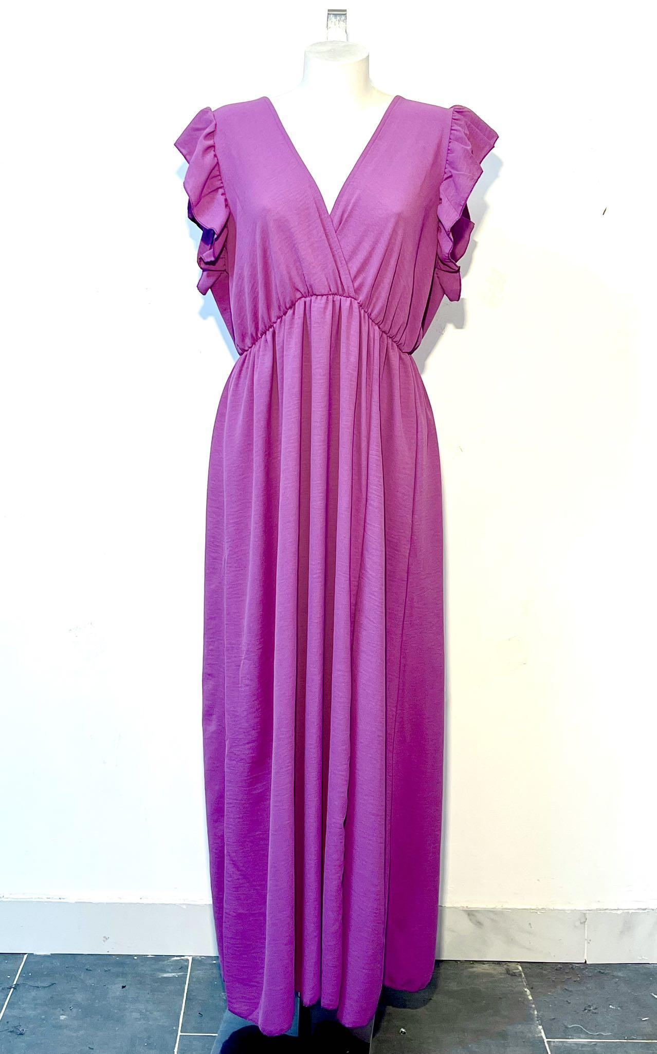 Abiti maxi Donna Purple JIMIFEI 1218-19 #c Efashion Paris