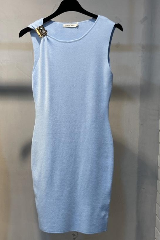 Robes courtes Femme Beige SOKY & SOKA 50013 Efashion Paris