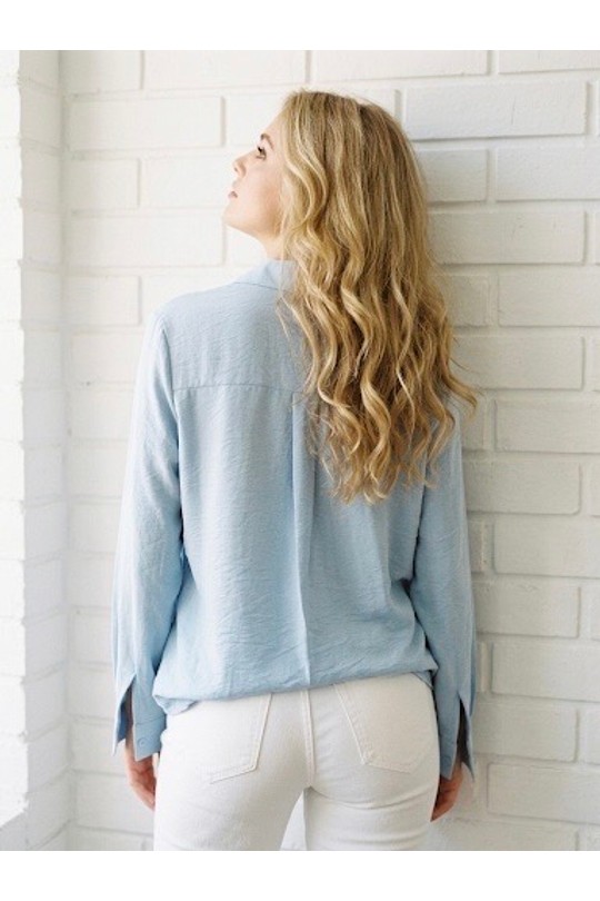 Chemises Femme Bleu SOKY & SOKA 7012 Efashion Paris