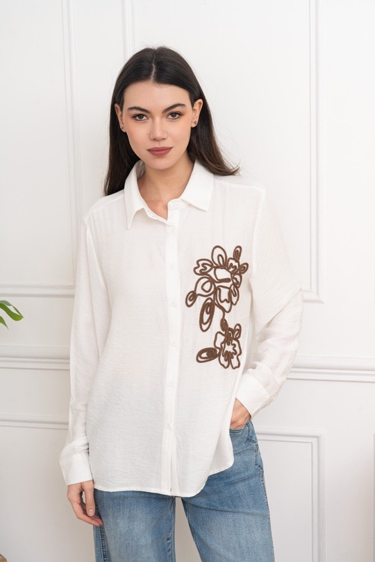 Chemises Femme Bleu SOKY & SOKA 7012 Efashion Paris