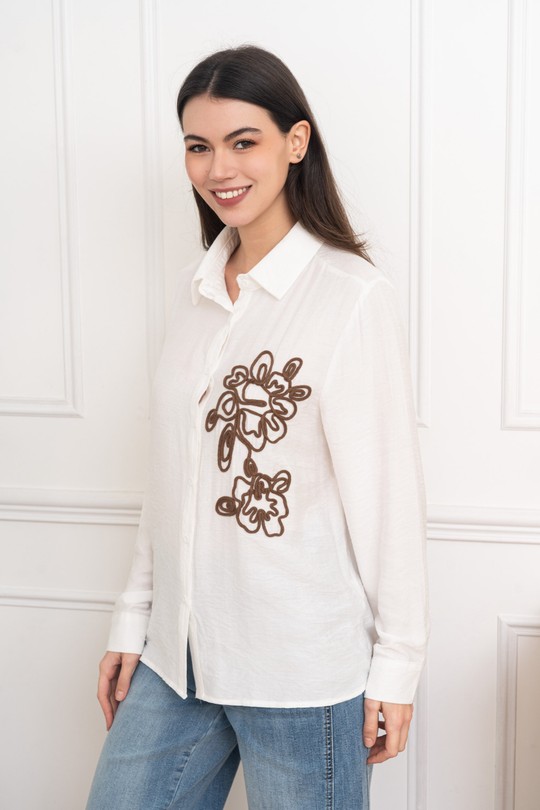 Chemises Femme Bleu SOKY & SOKA 7012 Efashion Paris