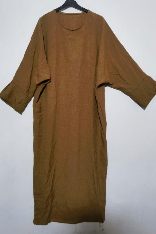 Abaya Femme Kaki ZC MODE ROBE-2480 Efashion Paris