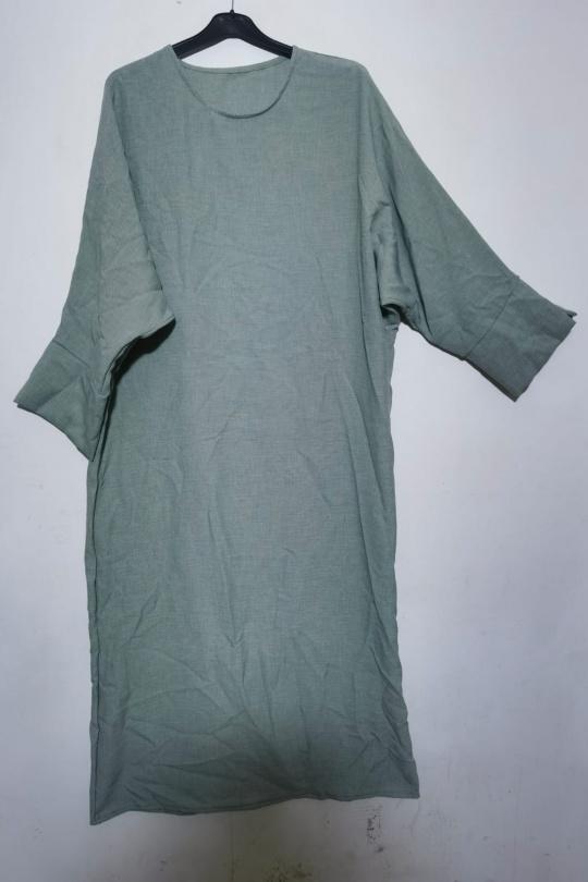 Abaya Femme Kaki ZC MODE ROBE-2480 Efashion Paris