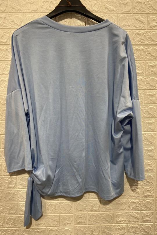 Tops Femme Bleu ciel ZC MODE ZC05 Efashion Paris