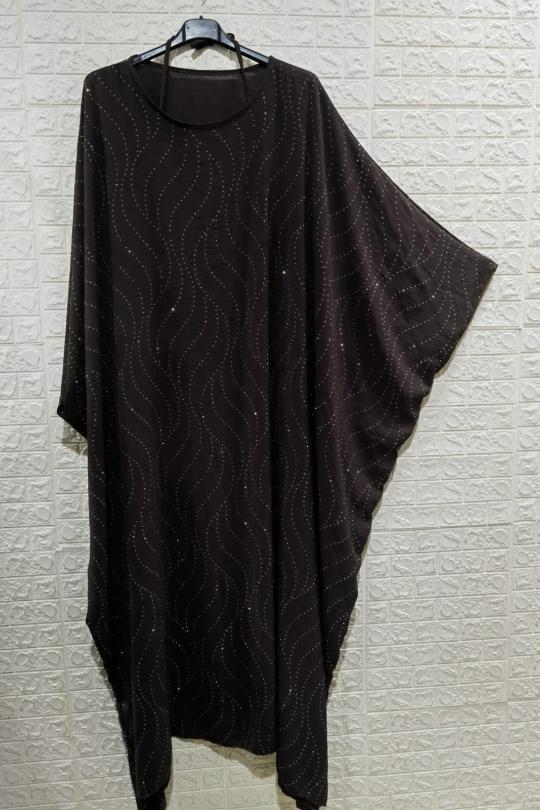 Abaya Femme Marron ZC MODE ABAYA-ZC2601 Efashion Paris