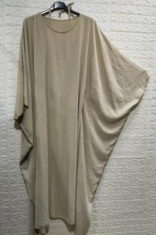 Abaya Femme Marron ZC MODE ABAYA-ZC2601 Efashion Paris
