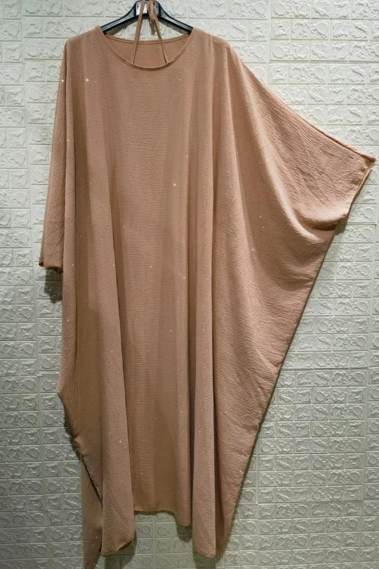 Abaya Femme Marron ZC MODE ABAYA-ZC2601 Efashion Paris