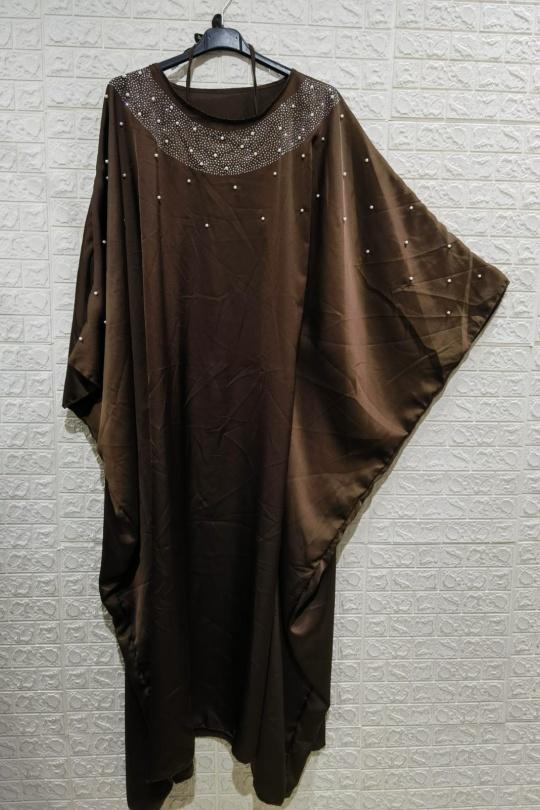 Abaya Femme Bordeaux ZC MODE ABAYA-ZC2602 Efashion Paris