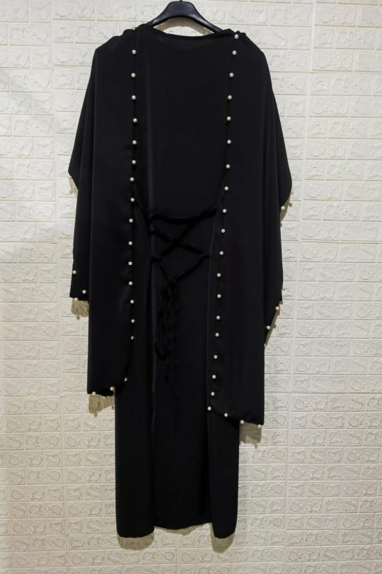 Abaya Femme Taupe ZC MODE ABAYA-ZC2603 Efashion Paris