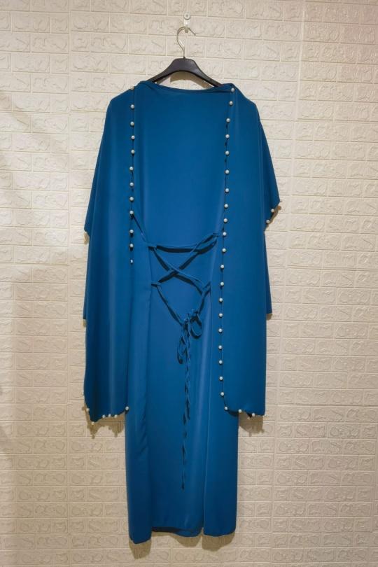 Abaya Femme Taupe ZC MODE ABAYA-ZC2603 Efashion Paris