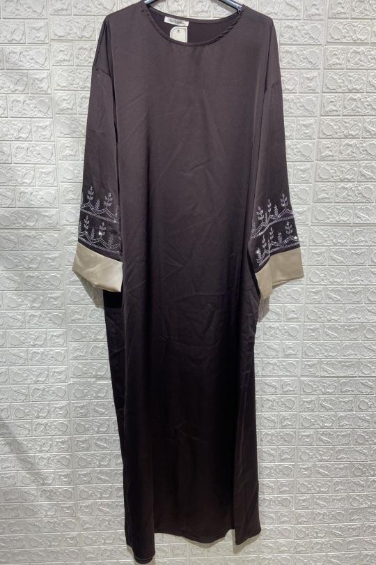 Abaya Femme Bronze ZC MODE ZCA02 Efashion Paris