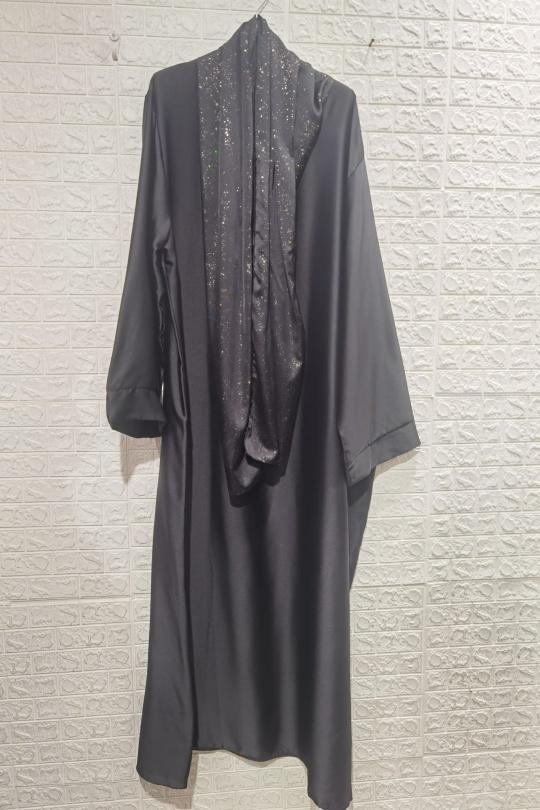 Abaya Femme Taupe ZC MODE ABAYA-2612 Efashion Paris