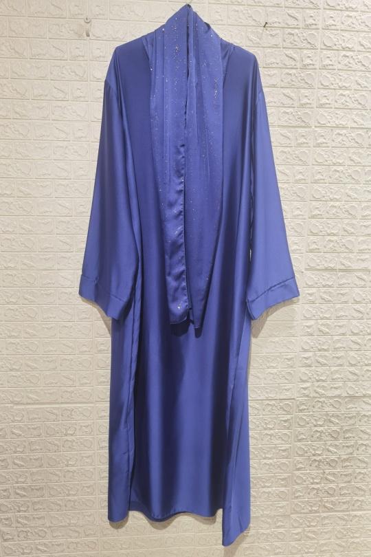 Abaya Femme Taupe ZC MODE ABAYA-2612 Efashion Paris