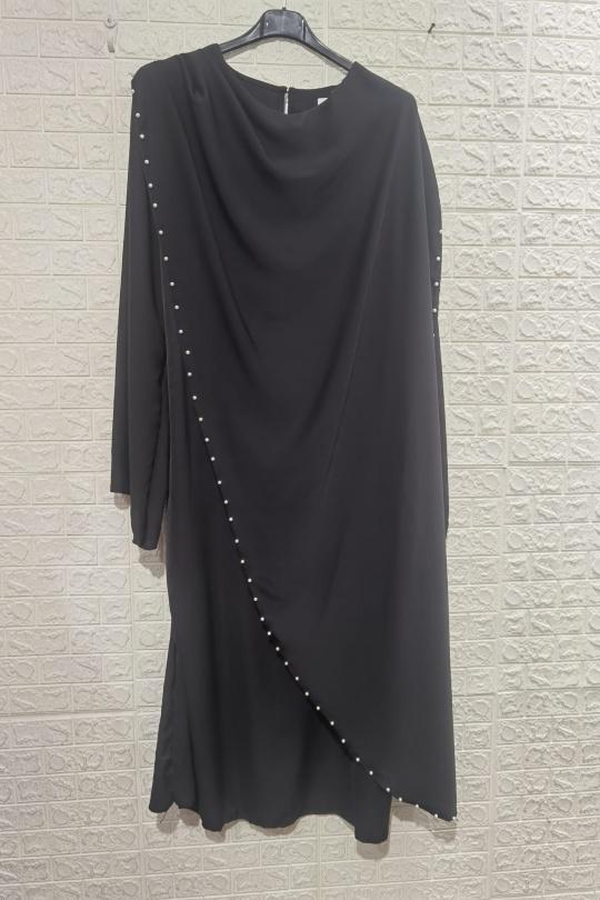 Abaya Femme Taupe ZC MODE ABAYA-2618 Efashion Paris