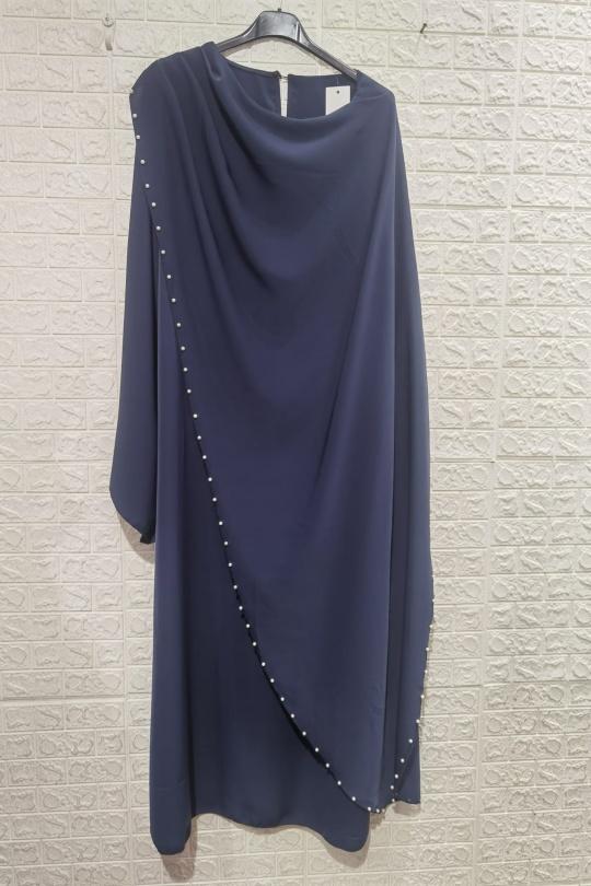 Abaya Femme Taupe ZC MODE ABAYA-2618 Efashion Paris